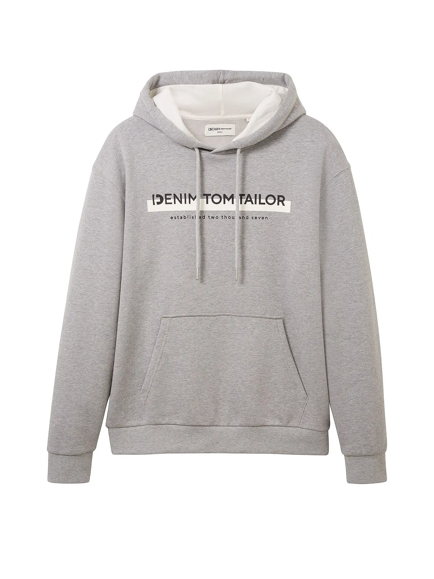 TOM TAILOR DENIM | Kapuzensweater - Hoodie | grau